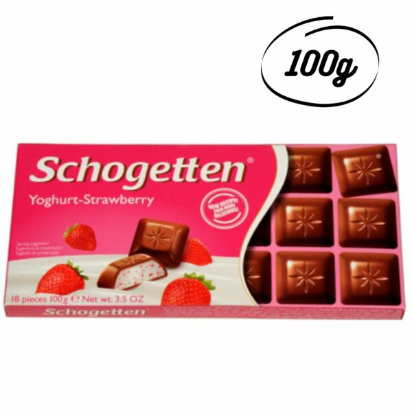 Schogetten Yogurt Strawberry Chocolate, 100g