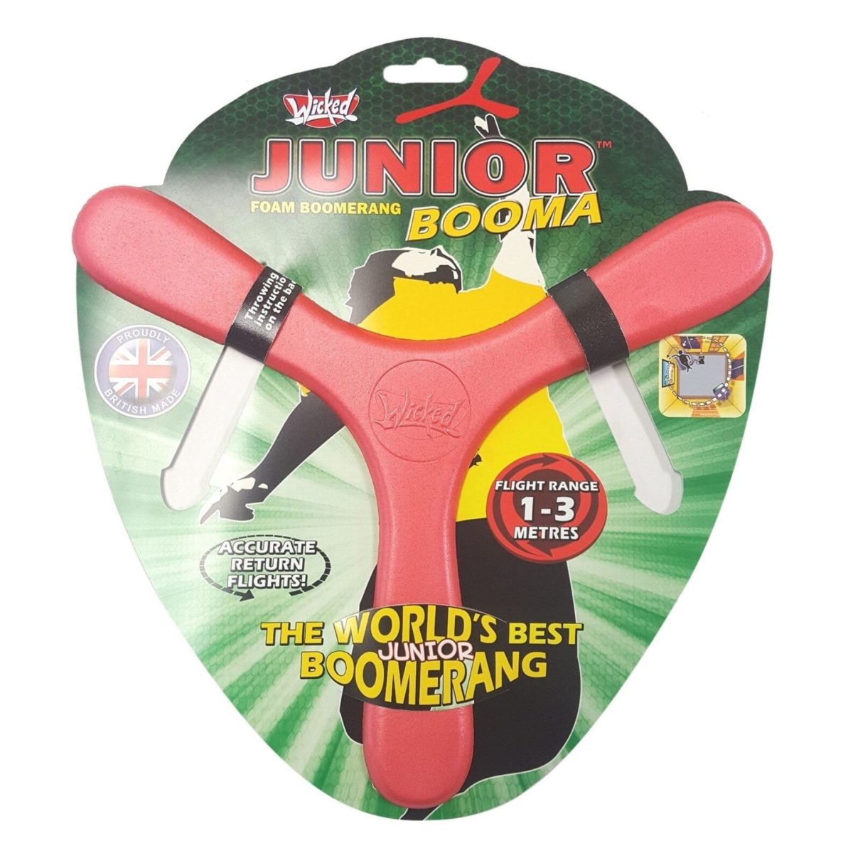 56 Wipes (38)-min Wicked Junior Booma Foam Boomerang - Image 1