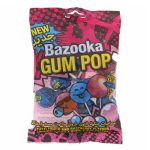 Bazooka Gum Pop Tutti Frutti And Raspberry Flavour Lollipops, 140g - Image 2