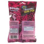 Bazooka Gum Pop Tutti Frutti And Raspberry Flavour Lollipops, 140g - Image 3