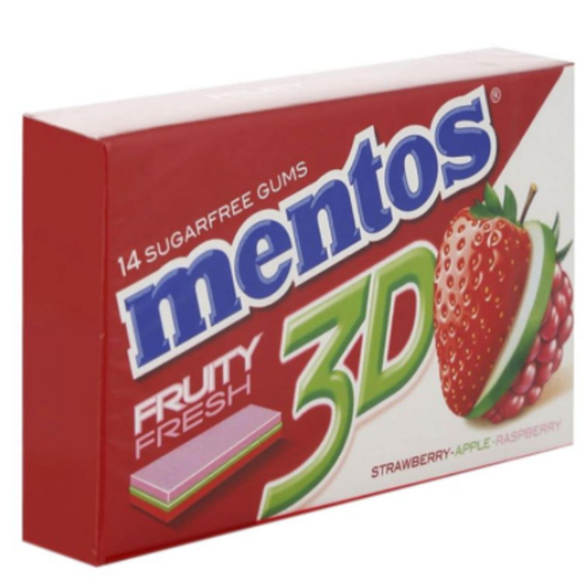 Add a heading-min Mentos 3D 14 Sugar Free Fruity Fresh - Image 1