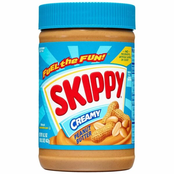 Skippy Creamy Peanut Butter Spread, 462g
