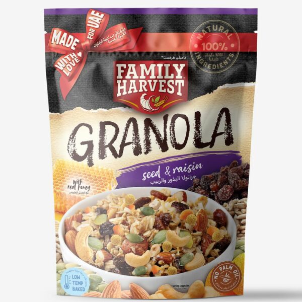 Family Harvest Granola With Seed & Raisin, 250g