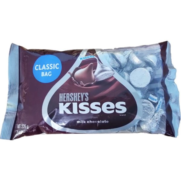 Hershey's Kisses Milk Chocolate, Classic Bag, 226g