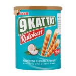 Ulker 9 Kat Tat Rulokat Coconut Cream Wafer Rolls, 170g