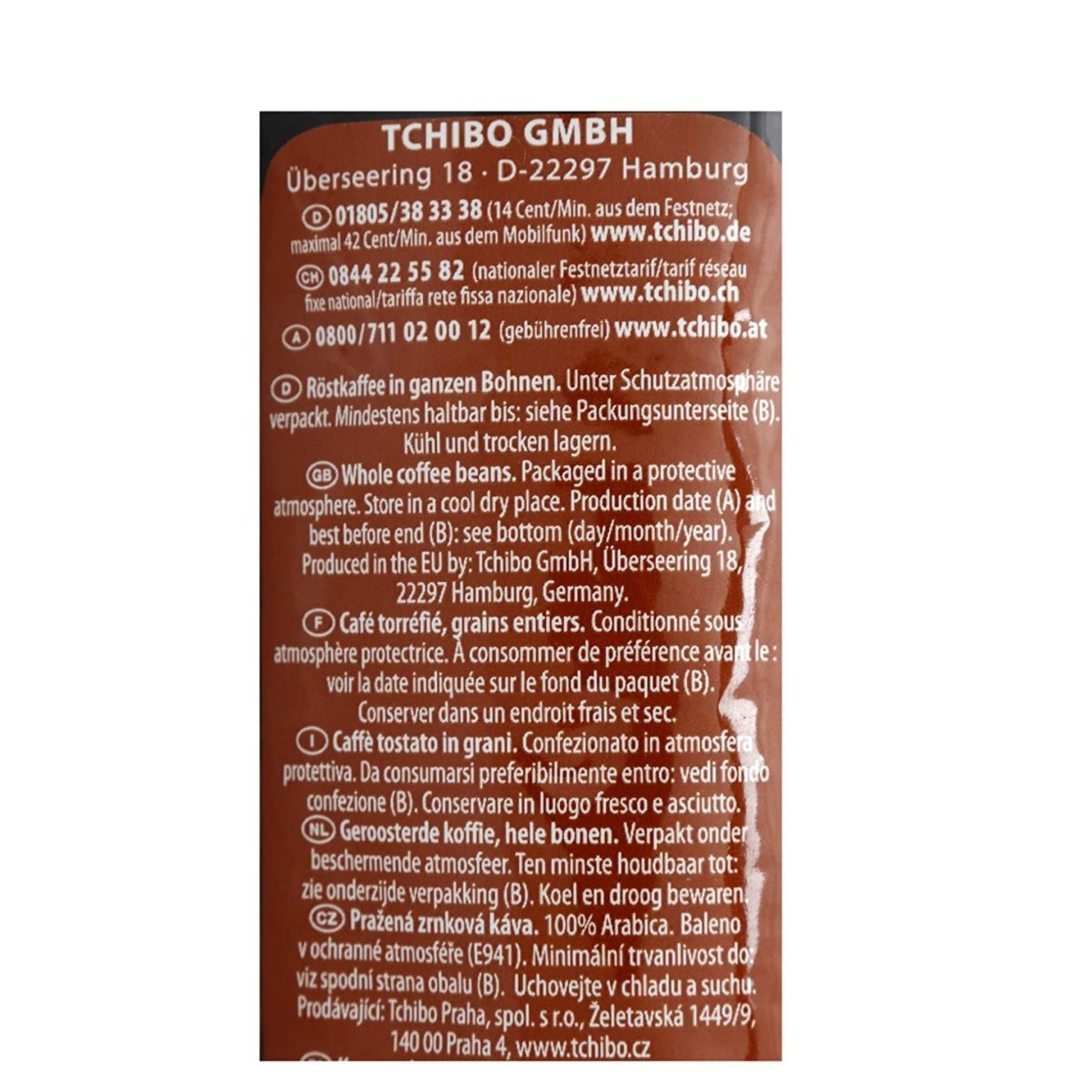 250ml (42) Tchibo Caffe Crema Vollmundig Beans, 500g - Image 3