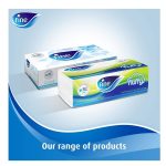 Fine Sterilized Facial White Tissues, 200 Sheets x 2 Ply, Pack of 5 - Image 3