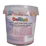Deliket Colorful Cereal Sprinkles Balls for Sweets Decorations