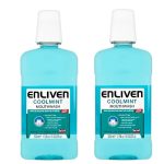 Enliven Cool mint Mouthwash, 2 x 500ml