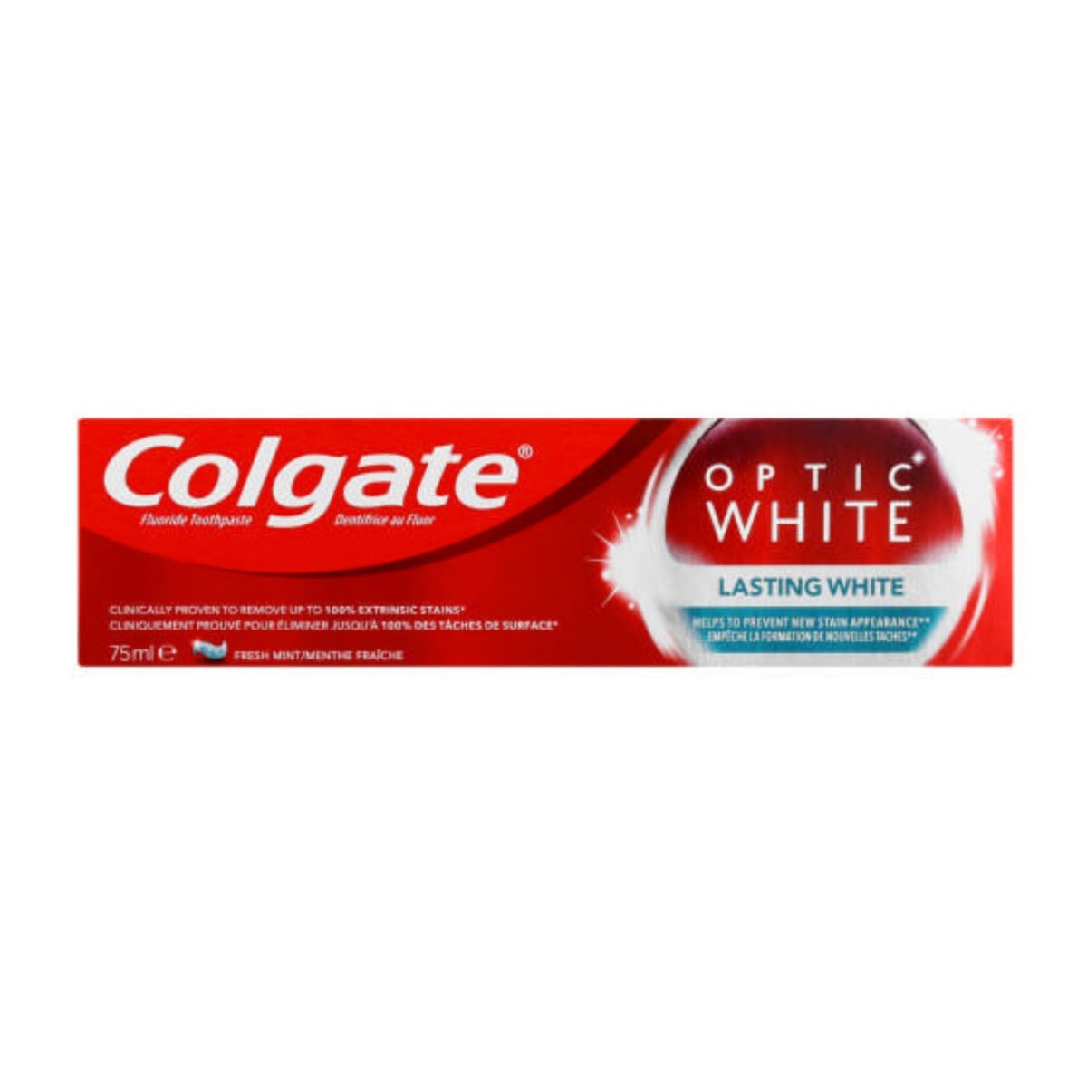 Colgate Optic White, Lasting White Toothpaste, 75ml - Image 2