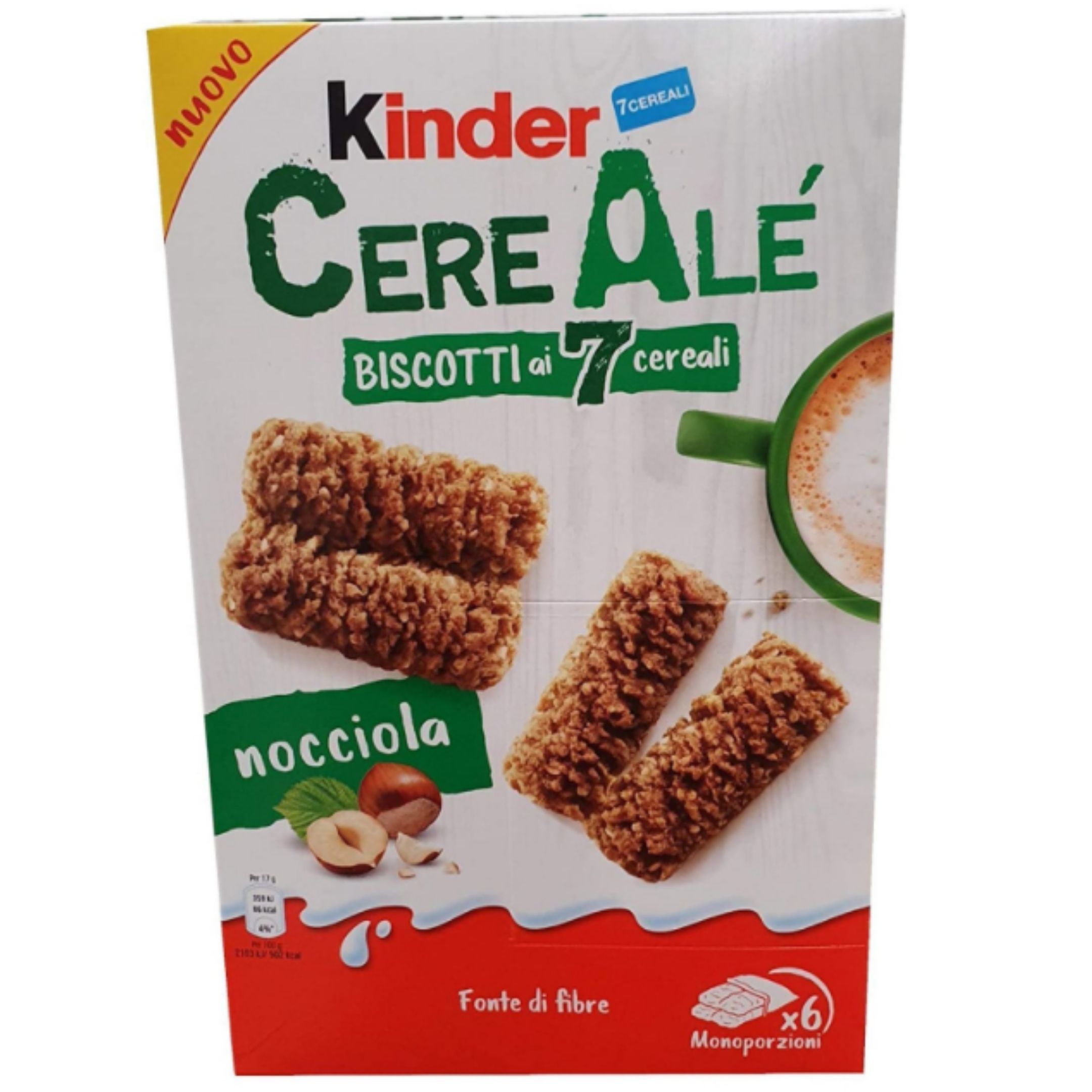 BISCOTTI KINDER CEREALE' Biscotti 7 Cereali Alla Nocciola 6 Monoporzioni  204 Gr EUR 2,99 - PicClick FR