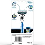 Gillette Mach3 Start Razor Handle With Aqua Grip, 1 Piece - Image 2