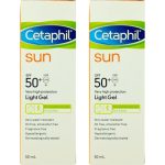 Cetaphil Sun SPF 50 Light Gel, 2 X 50ml