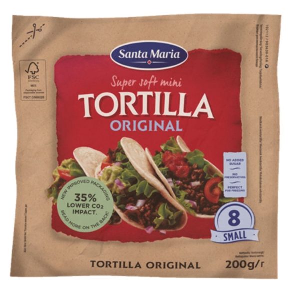 Santa Maria Tortilla Original Small, 200g