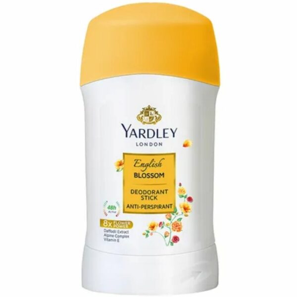 Yardley English Blossom Anti Perspirant Stick, 40g