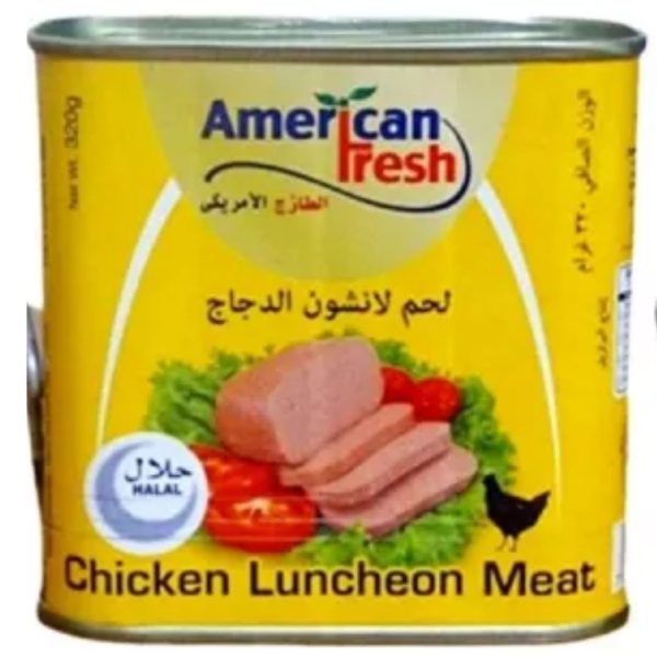 Halal American Fresh Chicken Luncheon Meat - Tin, 320g