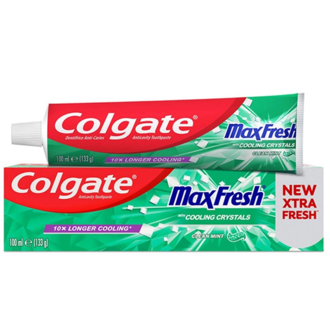 Colgate Max Fresh Clean Mint Toothpaste, 3 x 100ml - Image 2