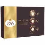 Ferrero Rocher Original With Selected Cocoa Of Various Origins In a Dark Chocolate Coating, 187g