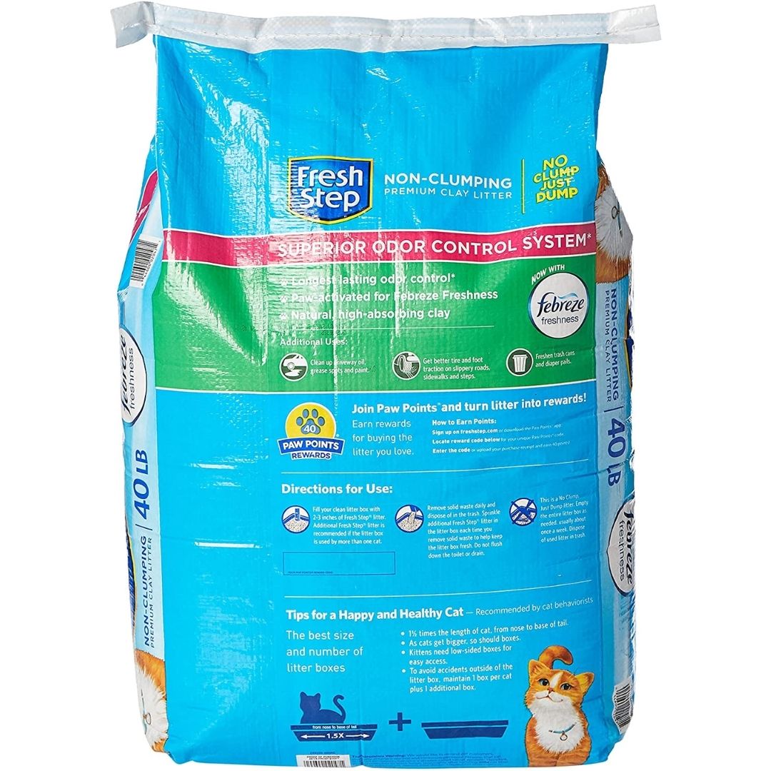 Fresh step clay outlet cat litter 40 lbs