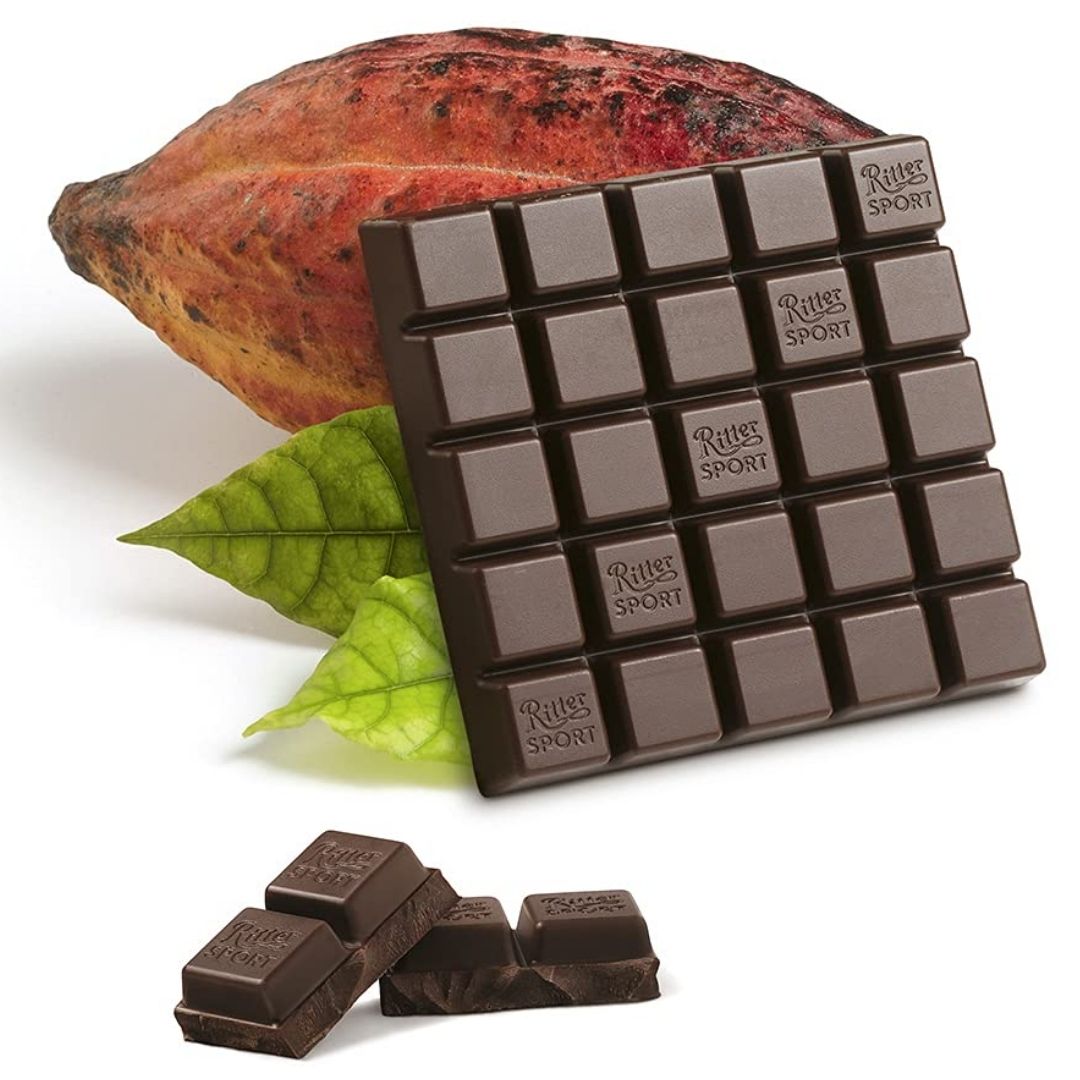 Ritter_Sport_50_Cocoa_Dark_Chocolate_100_g_B_DealzDXB Ritter Sport 50% Cocoa Dark Chocolate, 100 g - Image 2