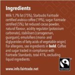 Starbucks Chocolate Mocha Coffee Drink, 220ml - Image 3
