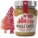 Whole Earth Crunchy Organic Peanut Butter, 227g