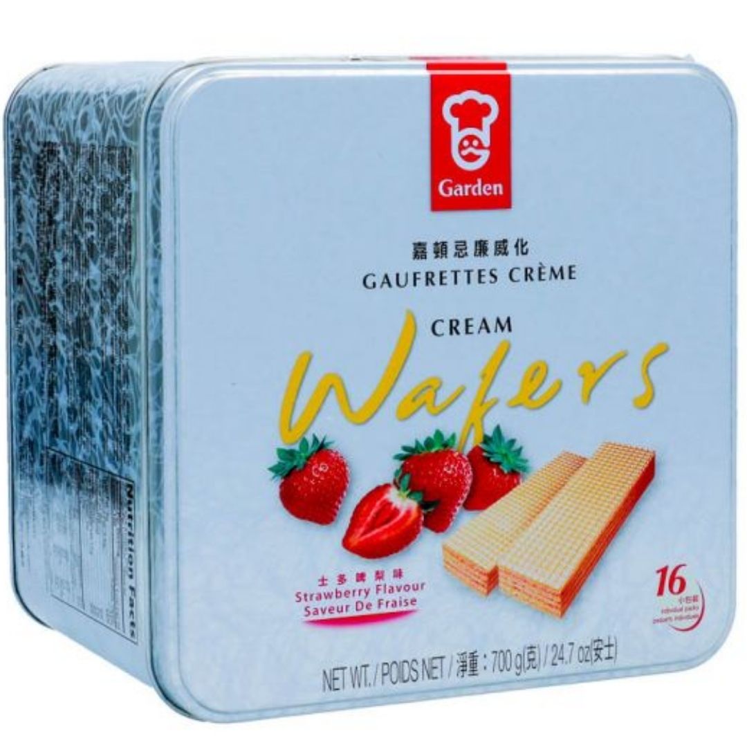image (7) Garden Strawberry Flavour Wafers, 700g - Image 1