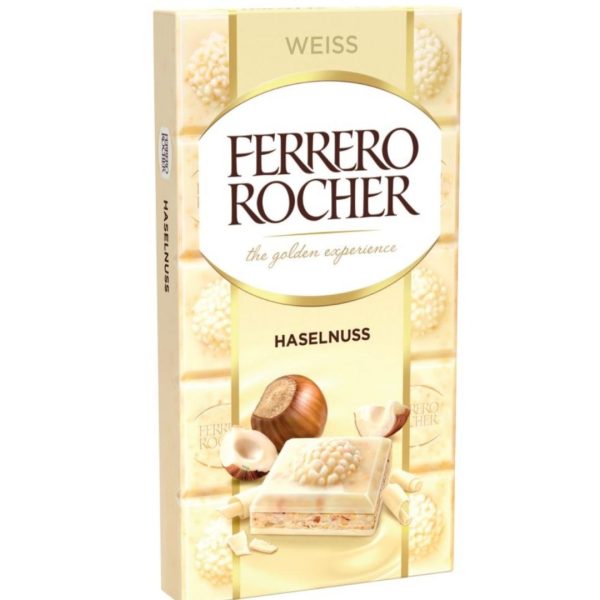Ferrero Rocher Haselnuss Weiss, 90g