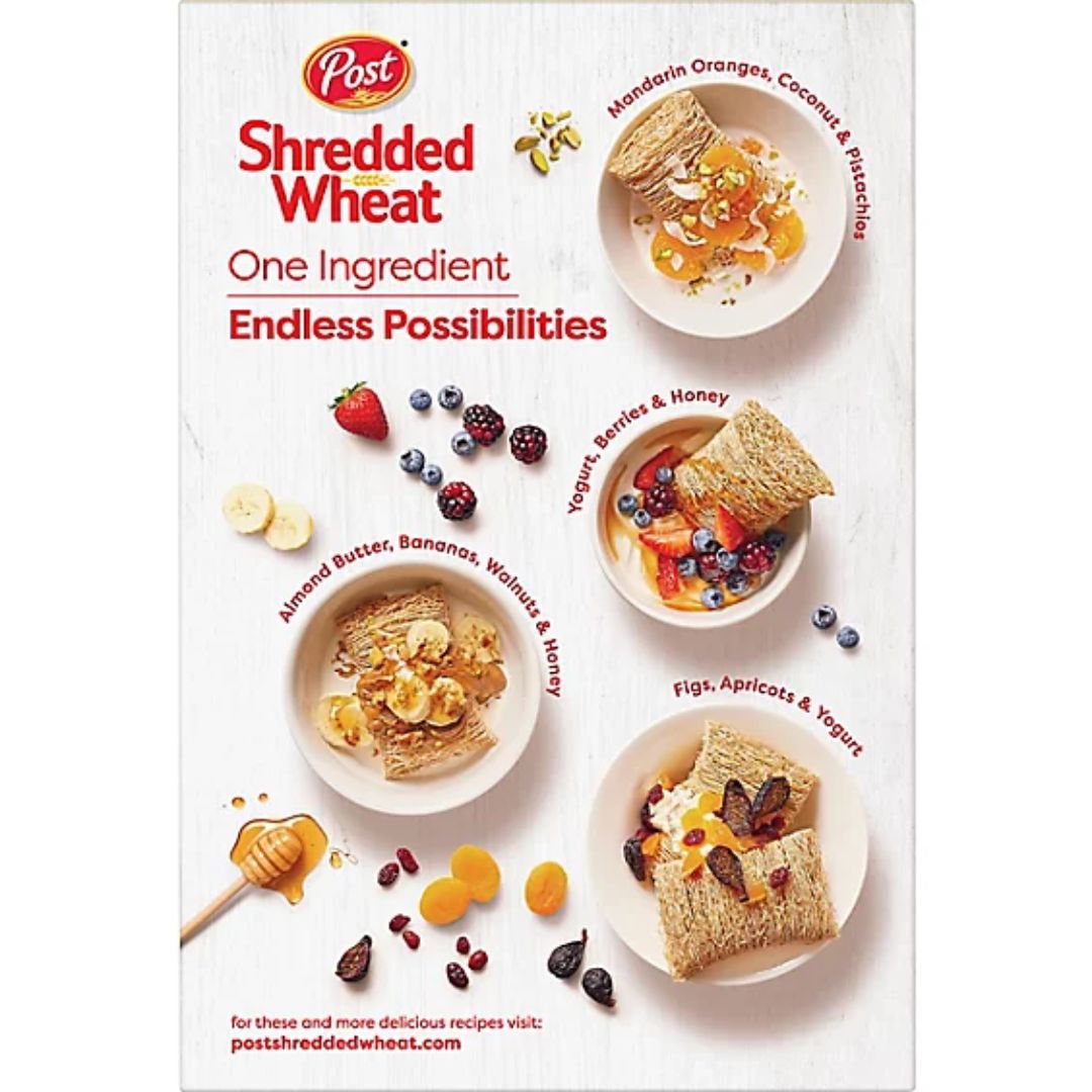 Minis (95) Post Shredded Wheat Cereal Big Biscuit, 425g - Image 3