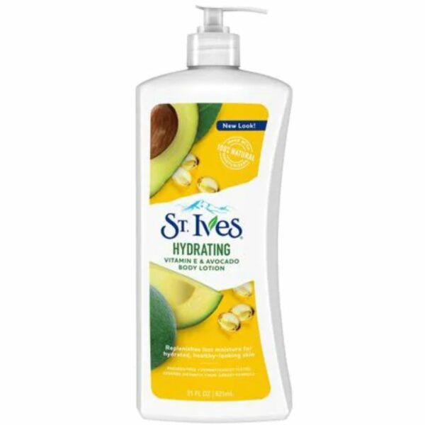 St. Ives Hydrating Vitamin E And Avocado Body Lotion White, 621ml