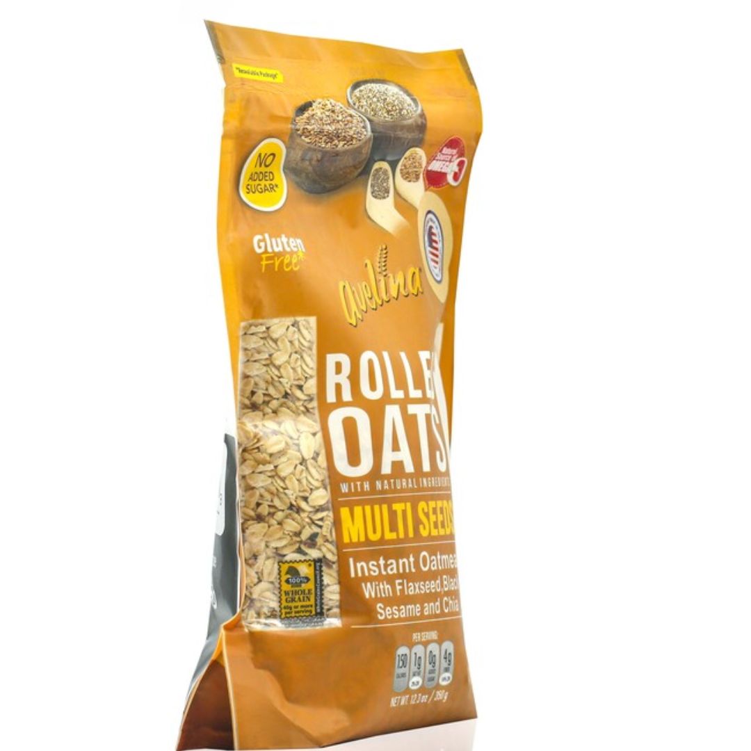 Avelina Instant Rolled Oats with Multi Seeds, 350g - DealzDXB