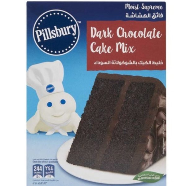 Pillsbury Moist Supreme Cake Mix Dark Chocolate, 485g