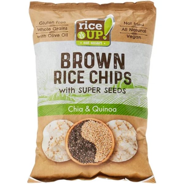 Rice Up! Brown Rice Chips With Chia And Quinoa, 60g