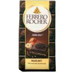 Ferrero Rocher Hazelnut 55% Dark Chocolate, 90g