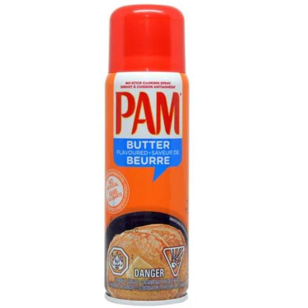 Pam Butter Flavoured Cooking Spray, 141g DealzDXB