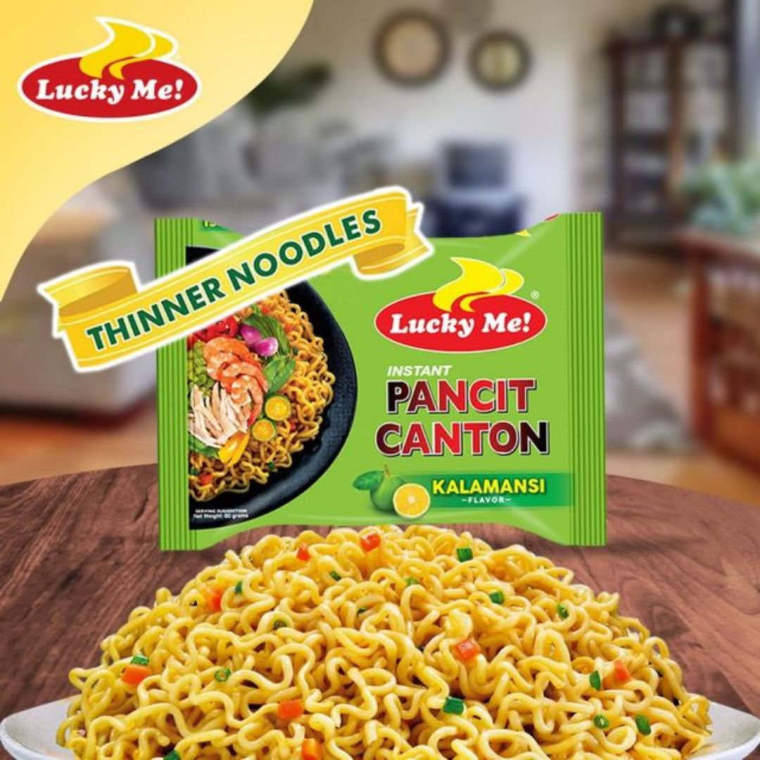 Lucky Me Kalamansi Flavour Instant Pancit Canton 6x60g Dealzdxb