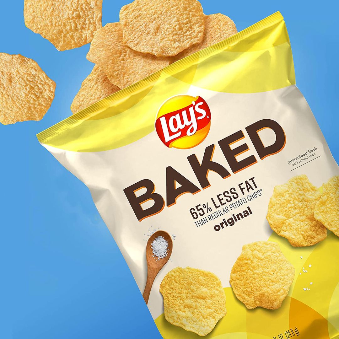 Lay's Oven Baked Original Potato Crisps, 170.1g DealzDXB