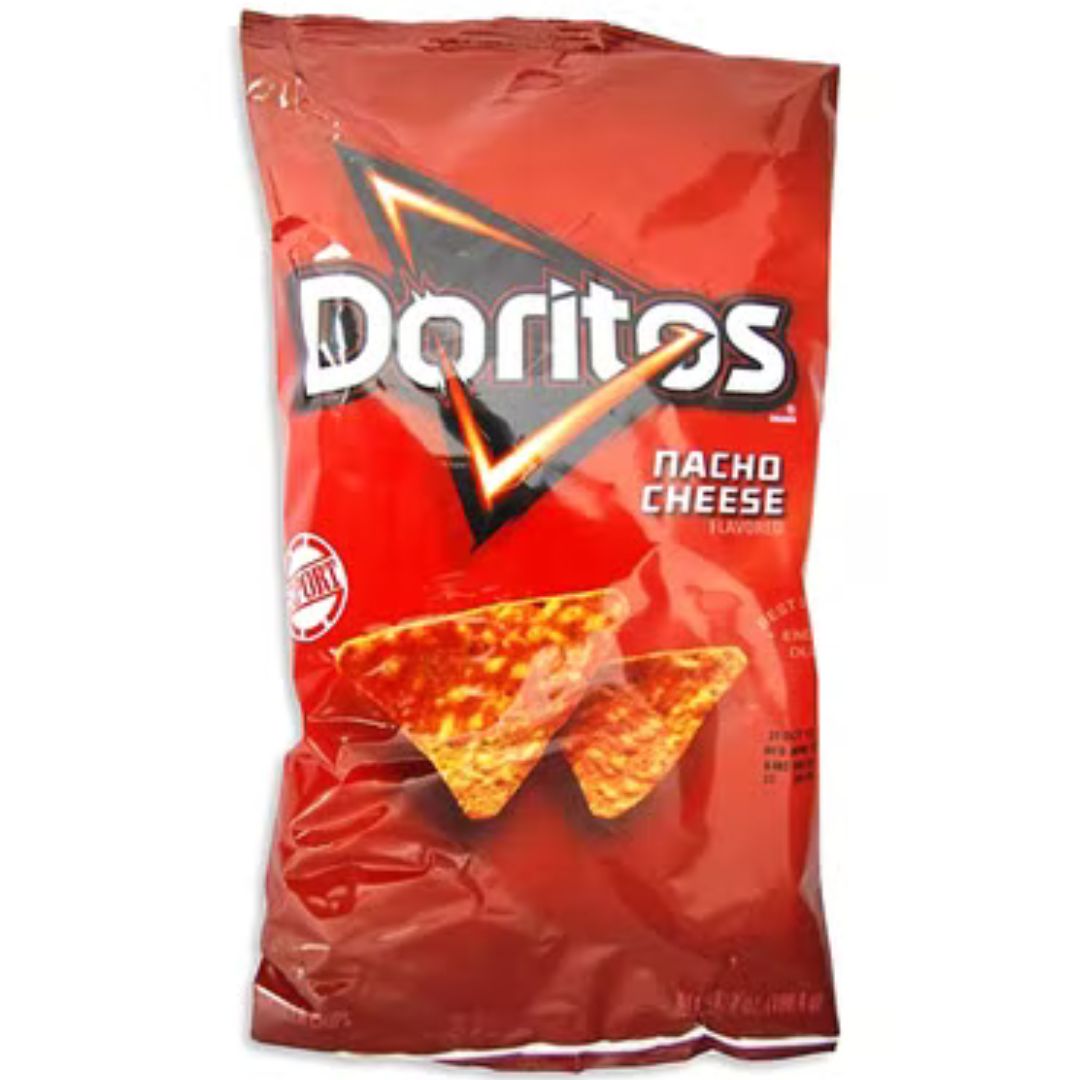 Doritos Nacho Cheese Tortilla Chips, 198.4g - DealzDXB