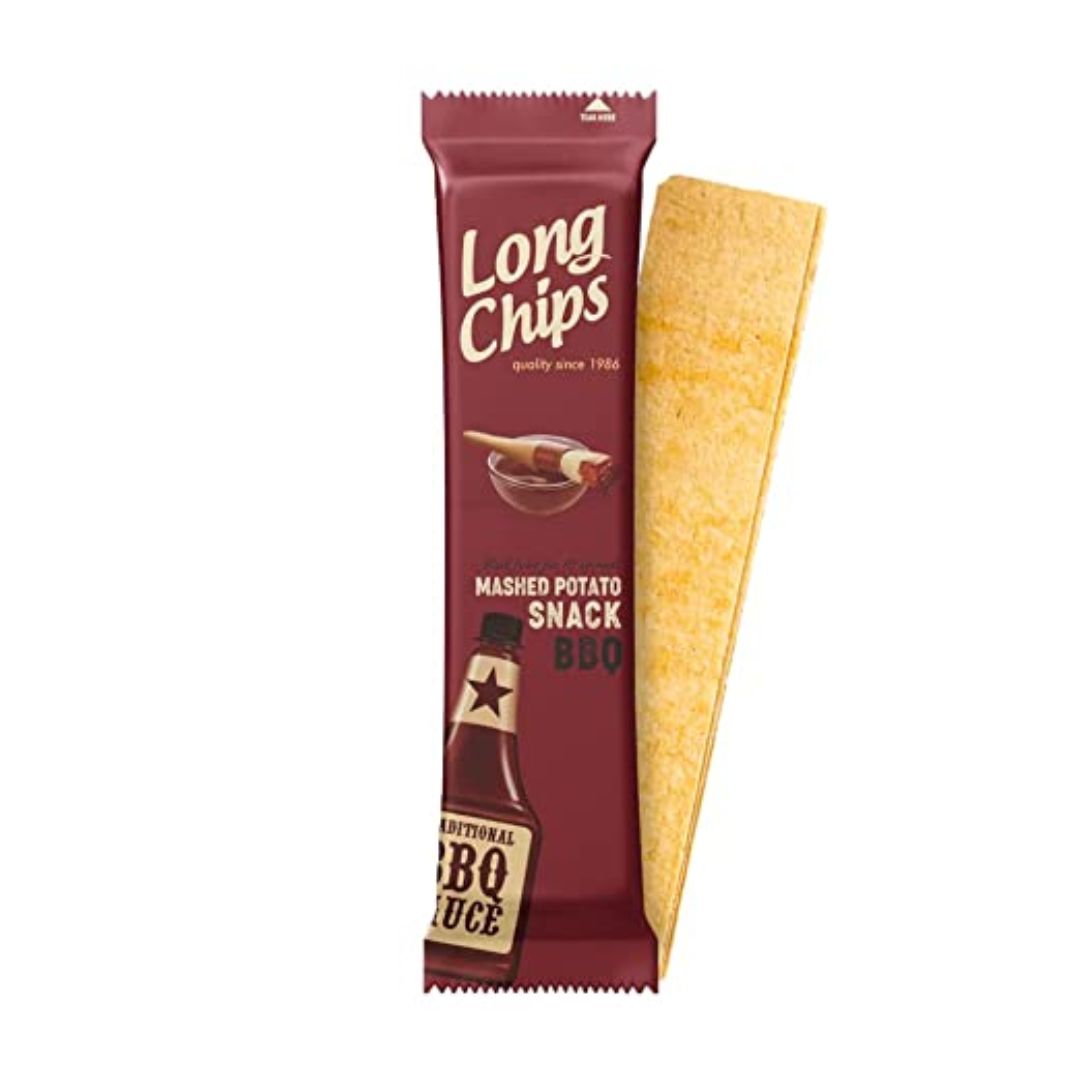 Long Chips Mashed Potato Snack BBQ, 75g - DealzDXB