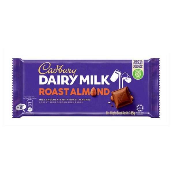 Cadbury Dairy Milk Roast Almond, 160g