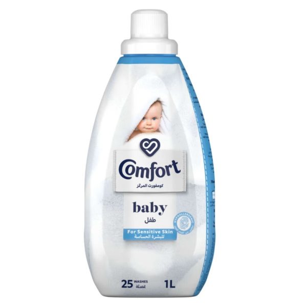 Comfort Concentrated Fabric Softener For Sensitive Skin For Baby, 1ltr