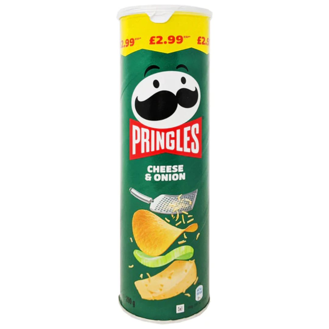 Pringles Cheese & Onion, 165g - DealzDXB