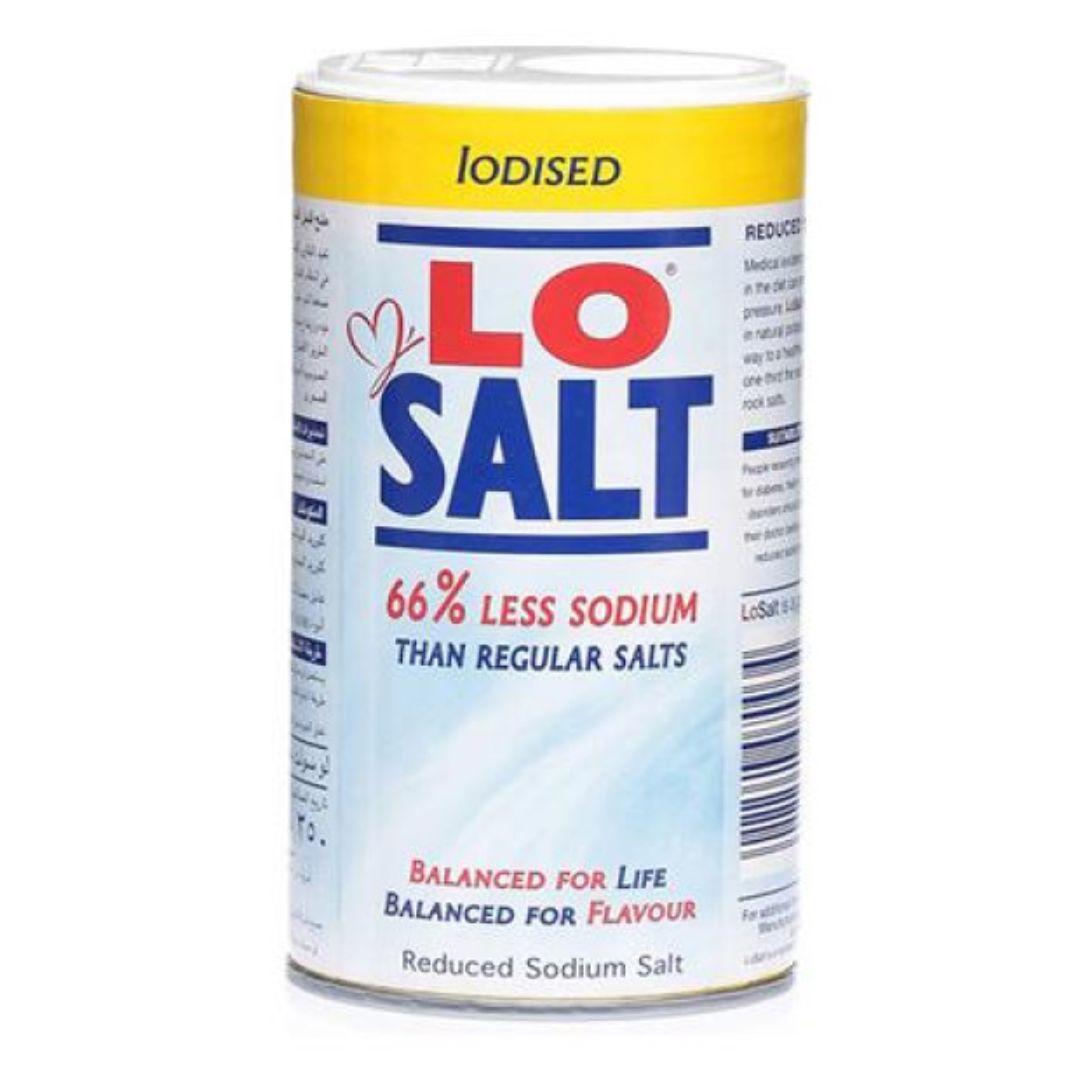 Lo Salt Reduced Sodium Salt Iodised, 350g - DealzDXB