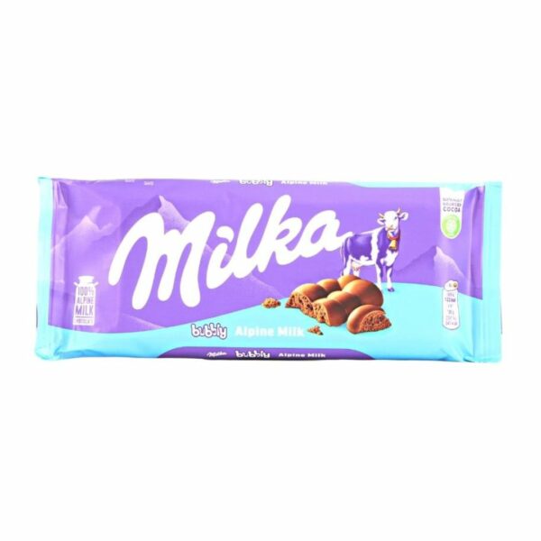 Milka Bubbly Alpine Milk Chocolate, 93g – DealzDXB