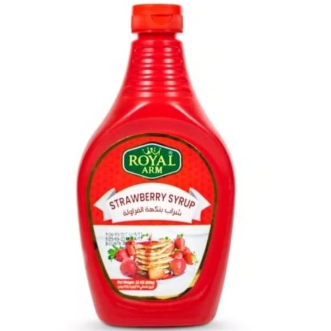 Royal Arm Strawberry Syrup 624g Dealzdxb 