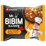 Nongshim Mr Bibim Spicy Chicken Flavor Korean Noodles, 4x148g