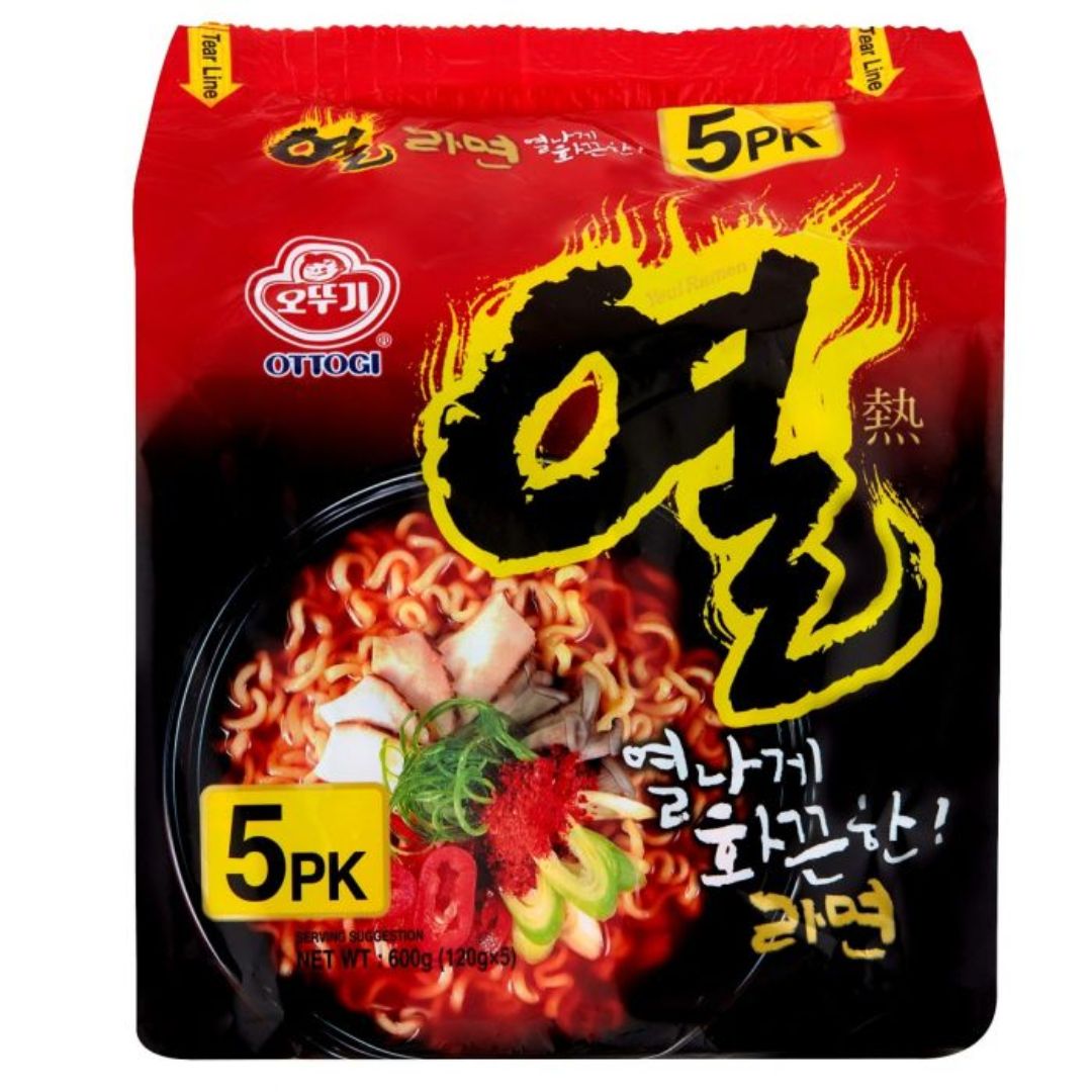 Ottogi Yeul Ramen, 5x120g - Dealzdxb