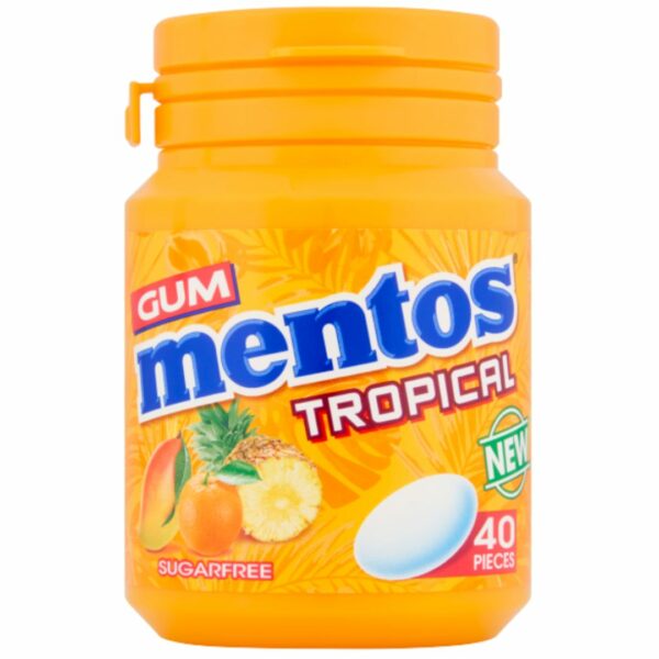 Mentos Gum Tropical Gum 40pcs, 56g