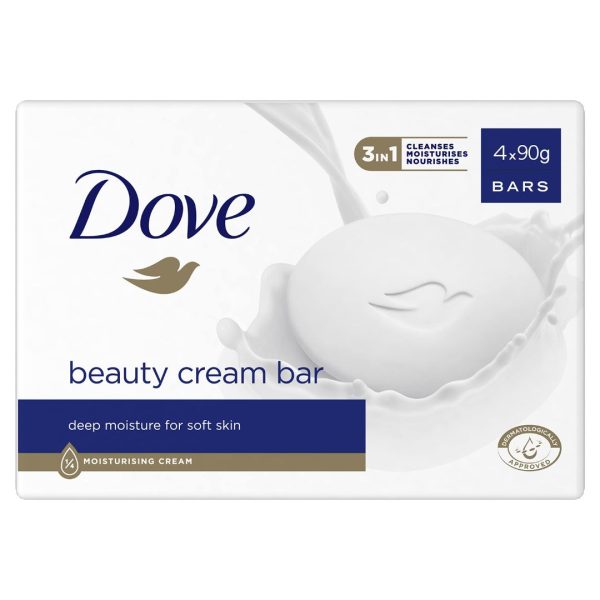 Dove Beauty Cream Bar, 4x90g