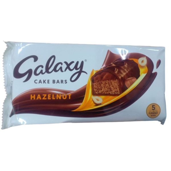 Galaxy Hazelnut Cake Bars, 135g